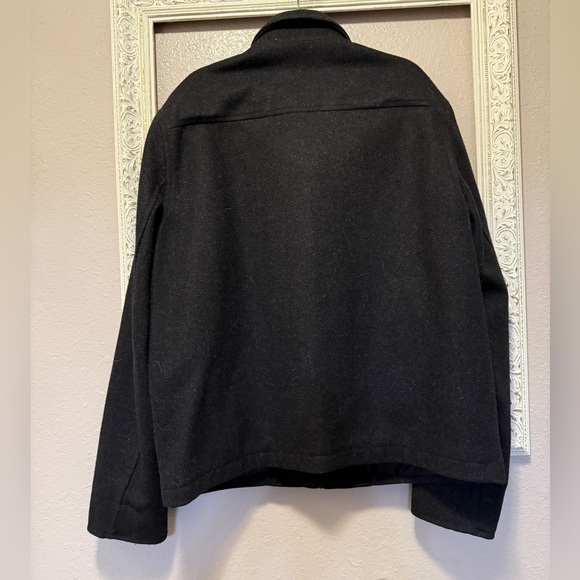 Old Navy Men’s Dark Gray Wool Blend Coat Size XL - Picture 5 of 5